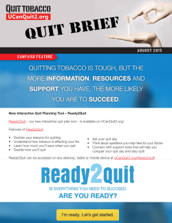August 2015 - UCanQuit2.org