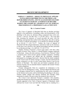 Norman v. Borison - University of Baltimore School of Law