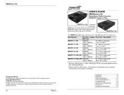 SRS4F3x1x-100 User Guide Rev G May 30, 2016
