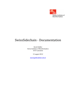 Help file - SwissSidechain