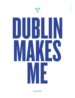 Dublin Makes Me newspaper