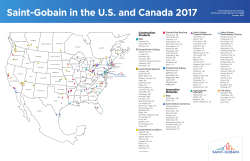Saint-Gobain in the US and Canada 2017 - Saint