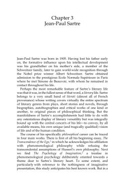 Four Phenomenological Philosophers