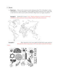 Oceans/Circulation Notes