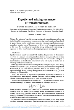 Ergodic and mixing sequences of transformations
