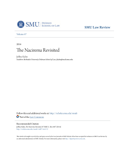 The Nacirema Revisited
