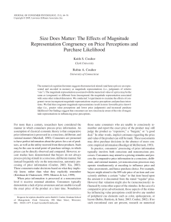 Size Does Matter: The Effects of Magnitude Representation