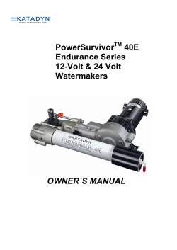 English Manual Katadyn PowerSurvivor 40E