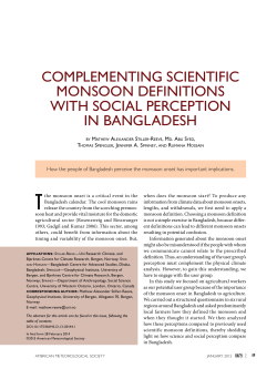 Complementing SCientifiC monSoon DefinitionS with SoCial