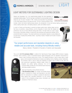 light meters for sustainable lighting design