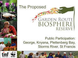 Biosphere Reserves