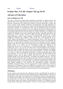 82 Advance of Toleration