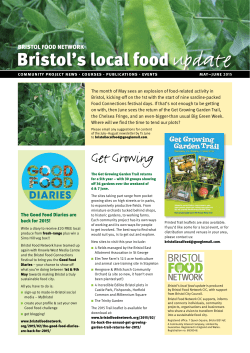 Bristol`s local food update
