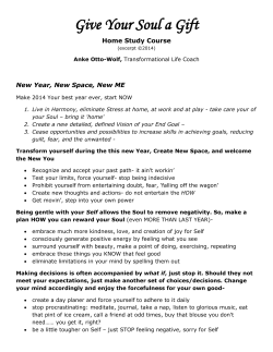 entire lesson. - Sedona Soul Balance