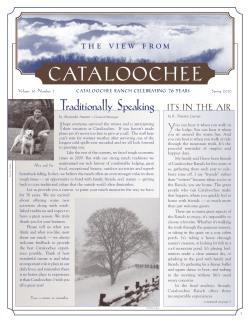 Cataloochee News 2008