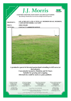 A productive parcel of elevated pastureland extending to 6.82 acres