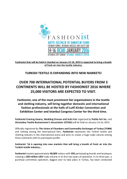 over 700 international potential buyers from 3 continents