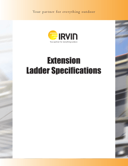 Fiberglass Extension Ladder