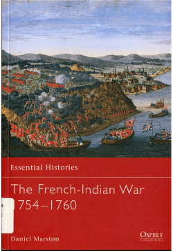 Osprey (Ess-H-044) The French-Indian War 1754
