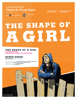 The Shape of a Girl Study Guide
