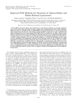 Improved PCR Methods for Detection of African