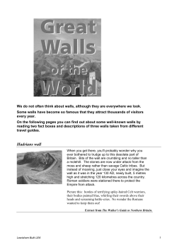 Great Walls of the World - International School of Madrid