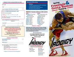 Freestyle Greco Roman - Prodigy Wrestling Academy