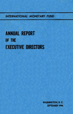 International Monetary Fund Annual Report 1946