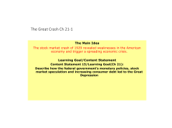 The Great Crash Ch 21-1 - Geneva Area City Schools