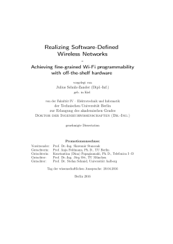 Realizing Software-Defined Wireless Networks