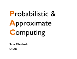 Belief Revision - Sasa Misailovic