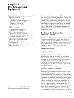 Chapter 3 Dry Kiln Auxiliary Equipment