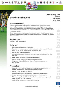 Bounce ball bounce
