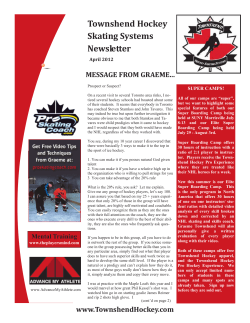 April, 2012 - Townshend Hockey
