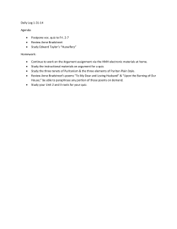 Daily Log 1-31-14 Agenda: &bull; Postpone voc. quiz to Fri. 2