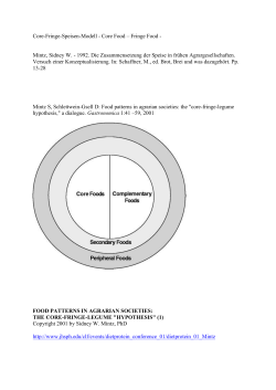 Core Food &ndash; Leit