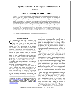 Symbolization of Map Projection Distortion