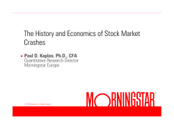 The History and Economics of Stock Market Crashes