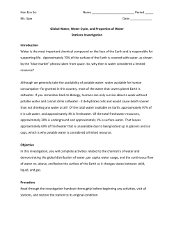 Hon Env Sci Name Period _____ Ms. Sipe Date