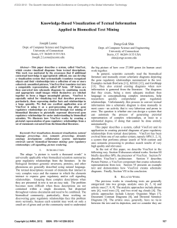 Knowledge-Based Visualization of Textual Information