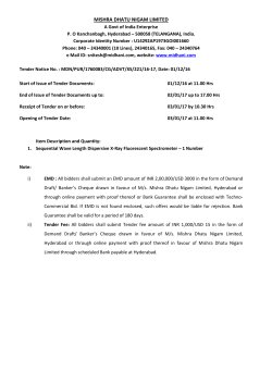 mishra dhatu nigam limited