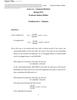 Problem Set 4 Solutions