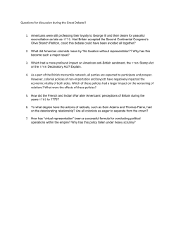 Questions for discussion during the Great Debate!!