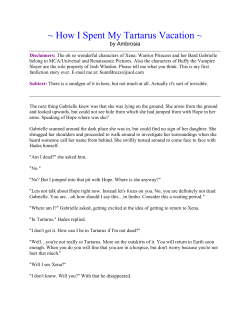 How I Spent My Tartarus Vacation