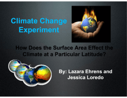 Climate Change Experiment