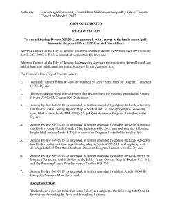 Authority: Scarborough Community Council Item