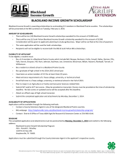 blackland income growth scholarship