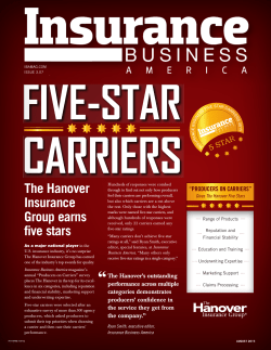 The Hanover Named Five-Star Carrier