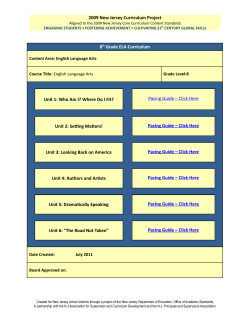 Unit Plan Design Template