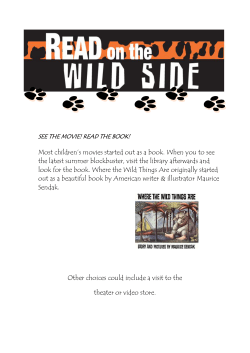 Most children`s movies started out as a book. When you to see the